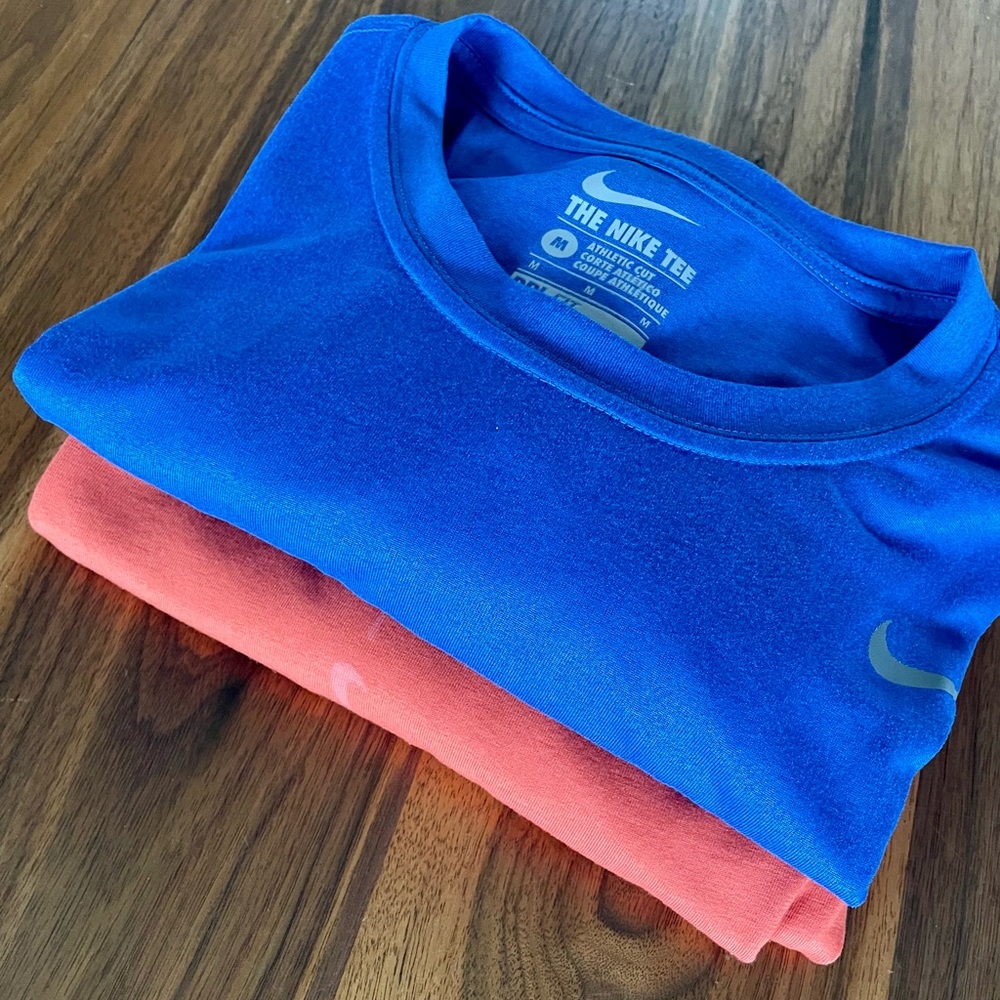 Two Nike Dry Fit T’s